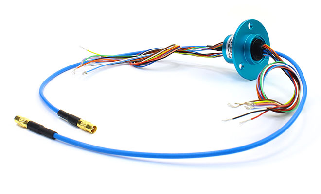 高清微波同轴射频旋转关节(高频滑环/射频滑环) image 4