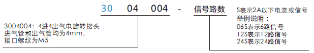 30040043004004系列四通路气电一体滑环系列滑环特点